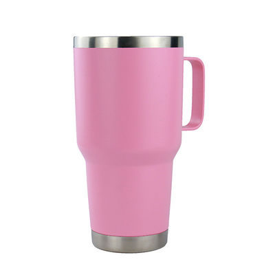 사용자 지정 로고 인쇄 된 빨대 컵 30oz 터블러 스테인리스 스틸 내구성 야외 여행