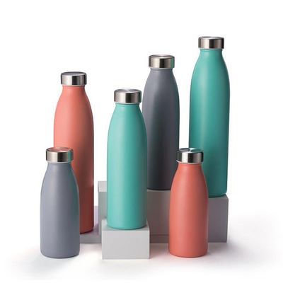 다양한 모델 맞춤형 750ml 두 배 벽 스테인리스 스틸 진공 병 단열 텀블러 작은 입 물 우유 병