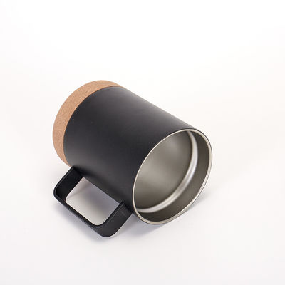 스테인레스 스틸 진공 단열 커피 머그 코크 베이스 12oz 16oz 넓은 입 디자인