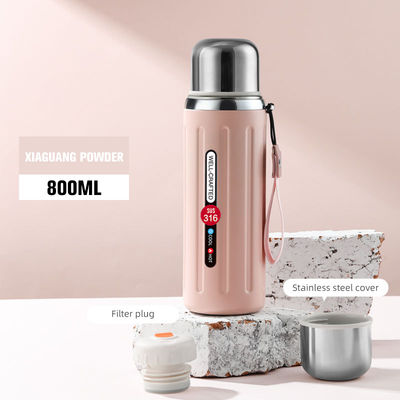 사용자 지정 로고 600ml 800ml 스테인리스 스틸 단열 물병