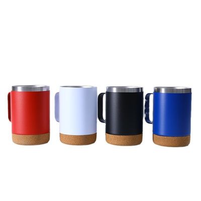 12oz/16oz 매트 블랙 스테인리스 스틸 코크 바닥 머그 맞춤형 색상 현대 디자인