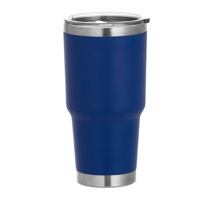 30oz 스테인레스 스틸 여행 텀블러 짚과 뚜?? 와 함께 진공 직선 컵
