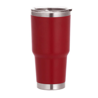 30oz 스테인레스 스틸 여행 텀블러 짚과 뚜?? 와 함께 진공 직선 컵