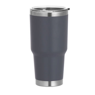 30oz 스테인레스 스틸 여행 텀블러 짚과 뚜?? 와 함께 진공 직선 컵