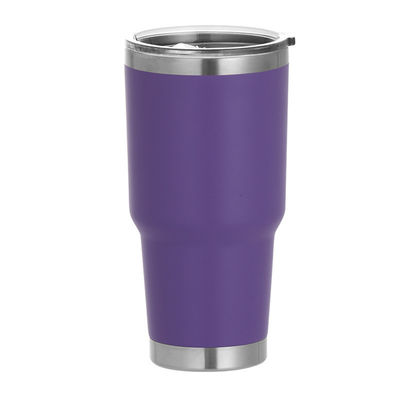 30oz 스테인레스 스틸 여행 텀블러 짚과 뚜?? 와 함께 진공 직선 컵
