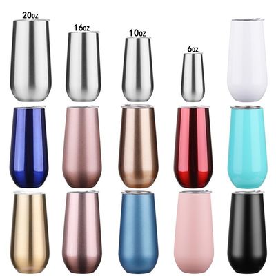 스테인리스 스틸 10oz 6oz 아이 아이 계란 모양 컵 진공 단열 수비 텀블러
