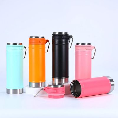 다중 색상 선택 750ml 금속 물병 야외 여행의 지속 가능한 선택