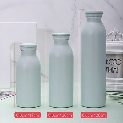 부드러운 고무 페인트 350ml/600ml 이중 벽 격리 스테인레스 스틸 물병